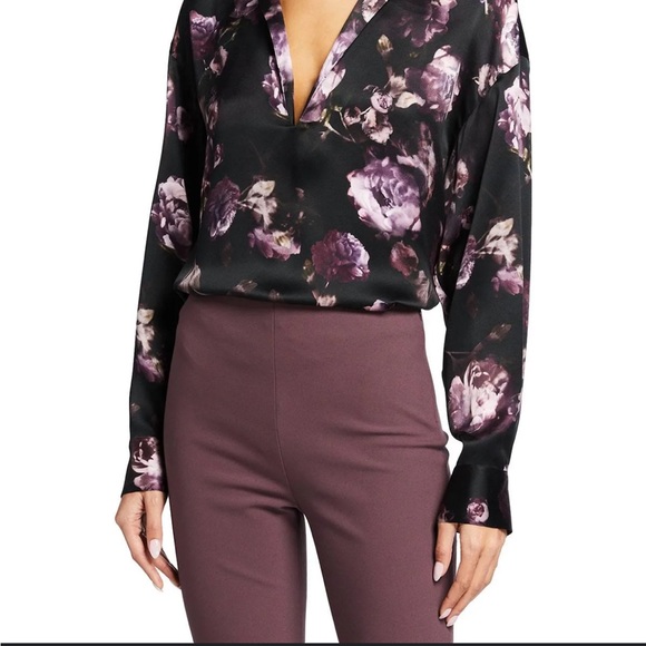 Vince silk popover blouse NWT - Picture 6 of 10